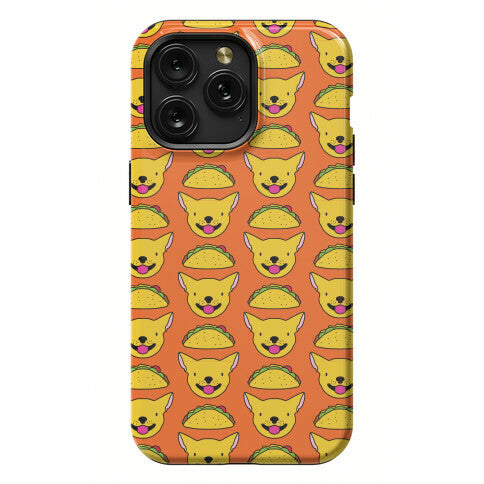 Taco Puppy Pattern Phone Case