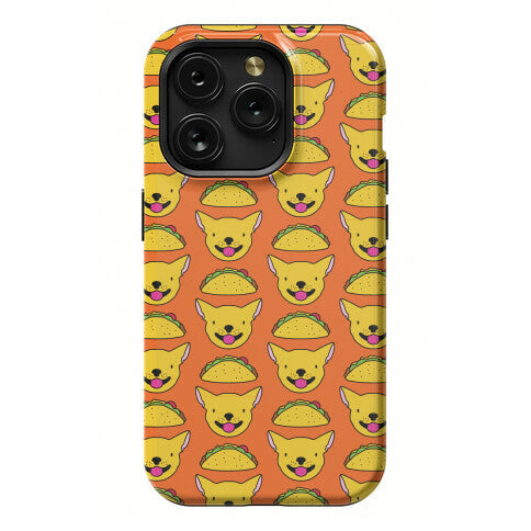 Taco Puppy Pattern Phone Case
