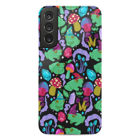 Magical Mushroom Frogs Pattern Phone Case