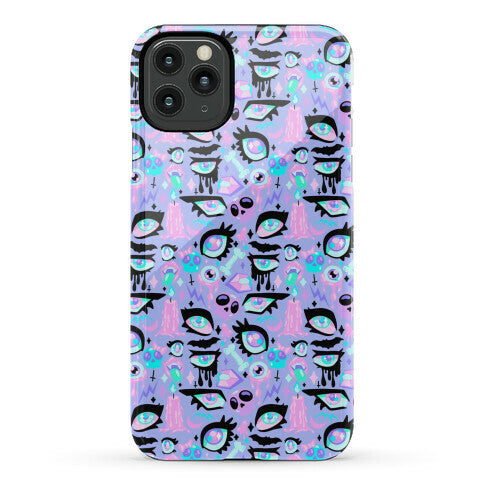 Pastel Goth Eyes Pattern Phone Case