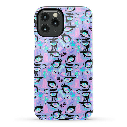 Pastel Goth Eyes Pattern Phone Case