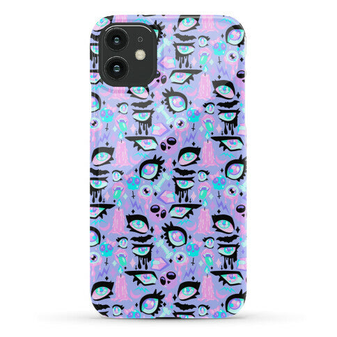 Pastel Goth Eyes Pattern Phone Case