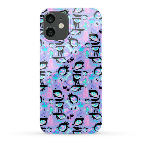 Pastel Goth Eyes Pattern Phone Case