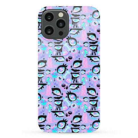 Pastel Goth Eyes Pattern Phone Case