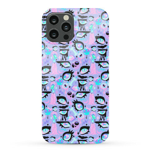 Pastel Goth Eyes Pattern Phone Case