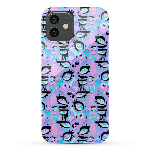 Pastel Goth Eyes Pattern Phone Case