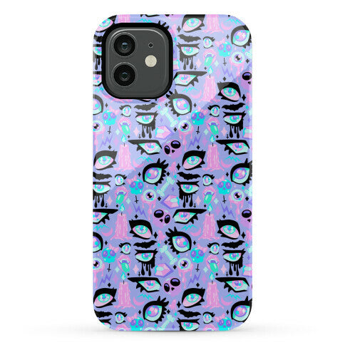 Pastel Goth Eyes Pattern Phone Case