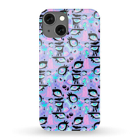 Pastel Goth Eyes Pattern Phone Case