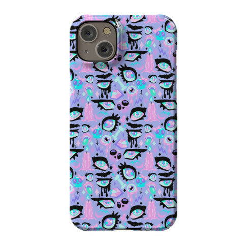 Pastel Goth Eyes Pattern Phone Case