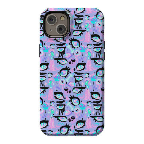 Pastel Goth Eyes Pattern Phone Case