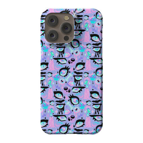 Pastel Goth Eyes Pattern Phone Case