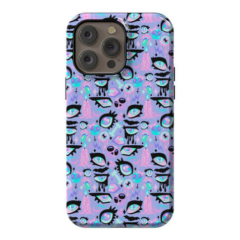 Pastel Goth Eyes Pattern Phone Case