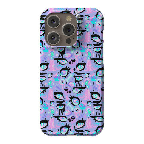 Pastel Goth Eyes Pattern Phone Case