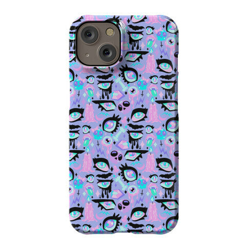 Pastel Goth Eyes Pattern Phone Case