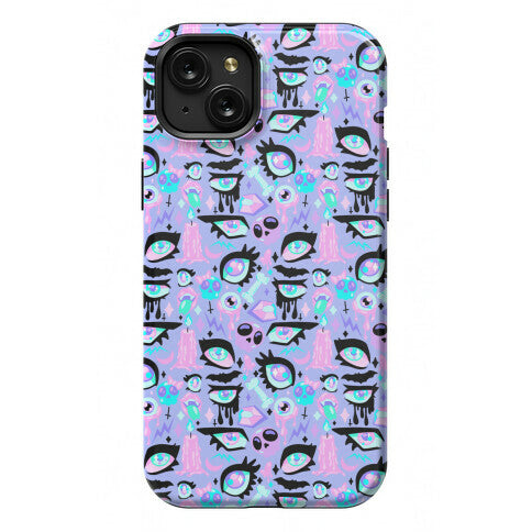 Pastel Goth Eyes Pattern Phone Case