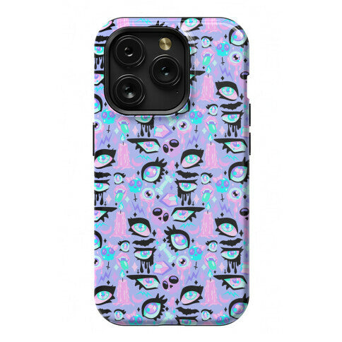 Pastel Goth Eyes Pattern Phone Case