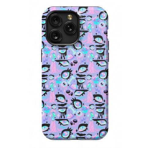 Pastel Goth Eyes Pattern Phone Case