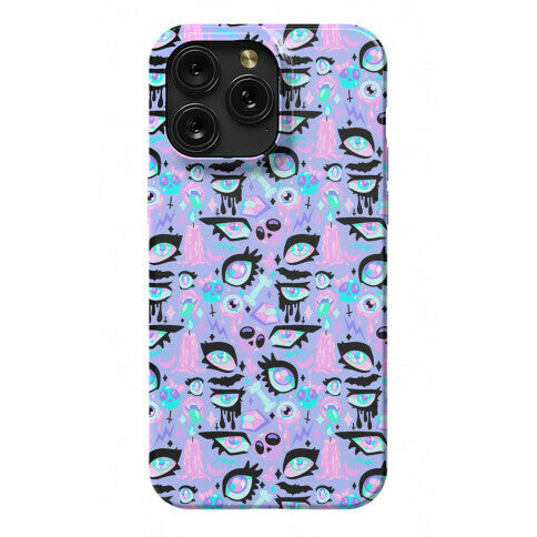 Pastel Goth Eyes Pattern Phone Case