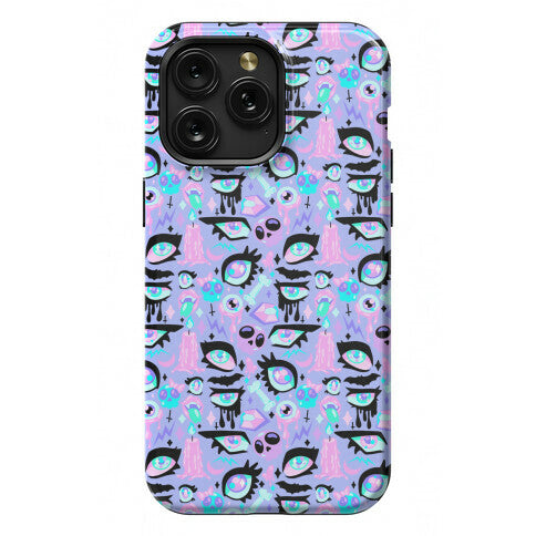 Pastel Goth Eyes Pattern Phone Case