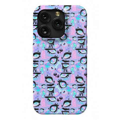 Pastel Goth Eyes Pattern Phone Case