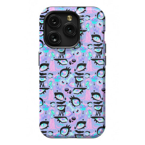 Pastel Goth Eyes Pattern Phone Case