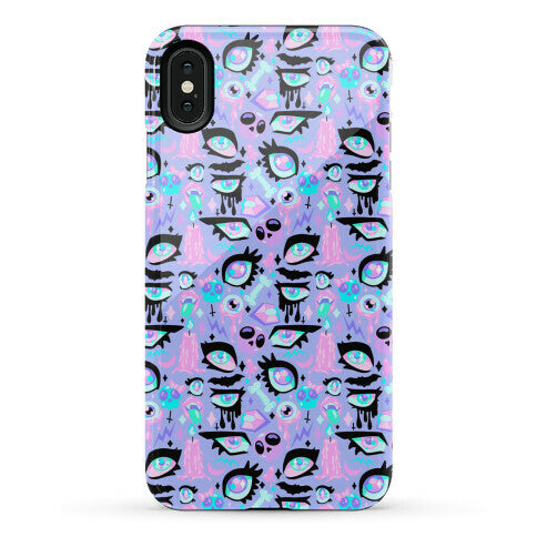 Pastel Goth Eyes Pattern Phone Case