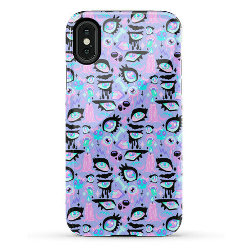 Pastel Goth Eyes Pattern Phone Case