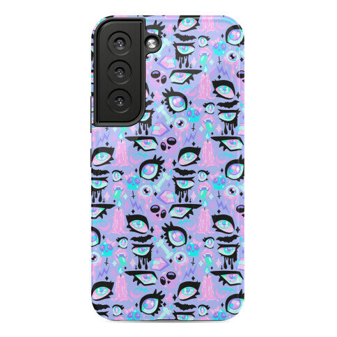 Pastel Goth Eyes Pattern Phone Case