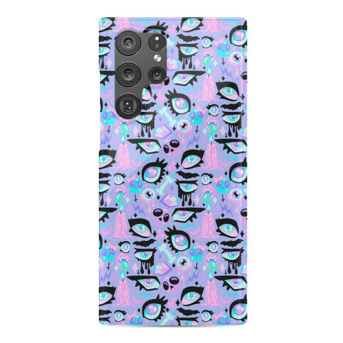 Pastel Goth Eyes Pattern Phone Case