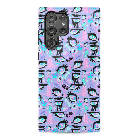 Pastel Goth Eyes Pattern Phone Case