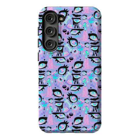 Pastel Goth Eyes Pattern Phone Case