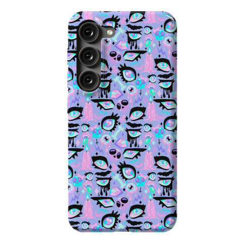 Pastel Goth Eyes Pattern Phone Case