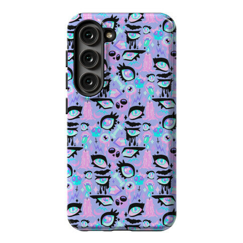 Pastel Goth Eyes Pattern Phone Case