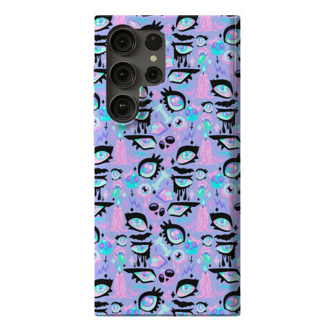 Pastel Goth Eyes Pattern Phone Case