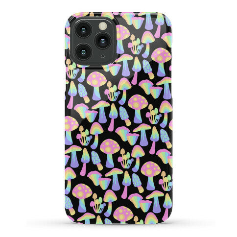 Pastel Rainbow Mushrooms Pattern Phone Case