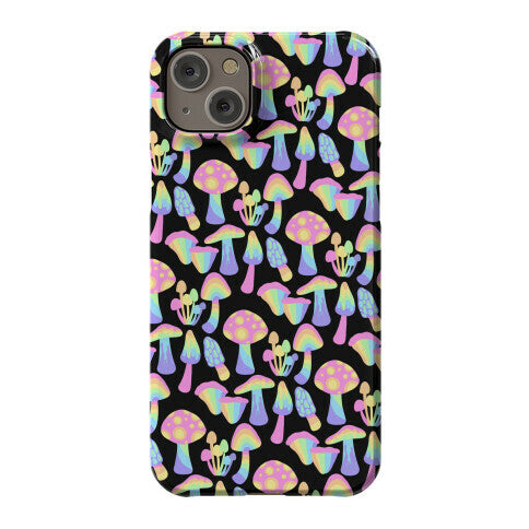 Pastel Rainbow Mushrooms Pattern Phone Case