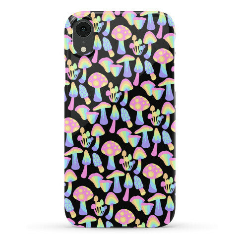 Pastel Rainbow Mushrooms Pattern Phone Case