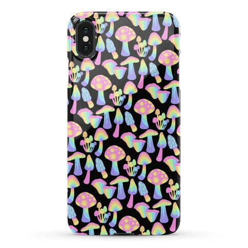 Pastel Rainbow Mushrooms Pattern Phone Case