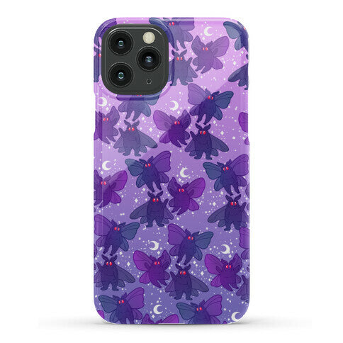 Chubby Mothman Nighttime Pattern Phone Case