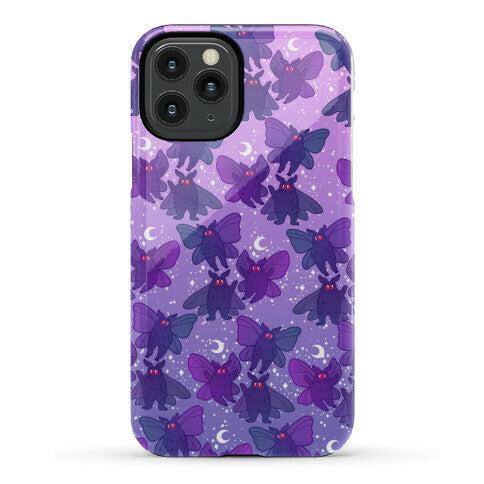 Chubby Mothman Nighttime Pattern Phone Case