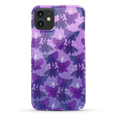 Chubby Mothman Nighttime Pattern Phone Case