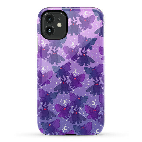 Chubby Mothman Nighttime Pattern Phone Case