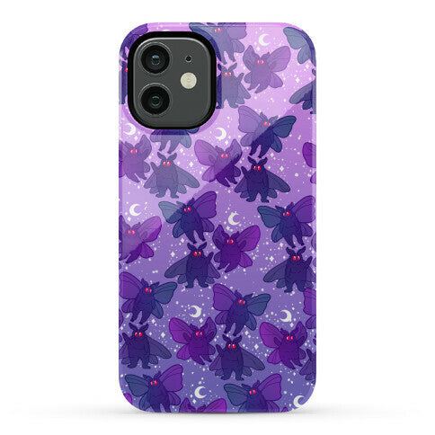 Chubby Mothman Nighttime Pattern Phone Case