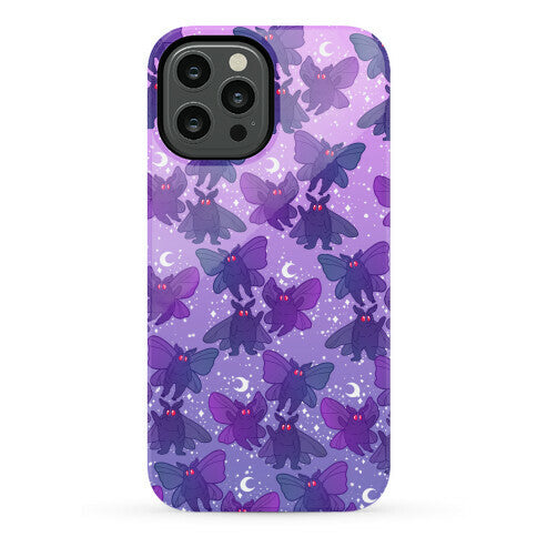 Chubby Mothman Nighttime Pattern Phone Case