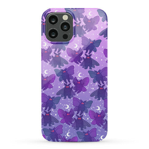 Chubby Mothman Nighttime Pattern Phone Case