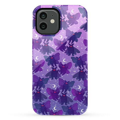 Chubby Mothman Nighttime Pattern Phone Case