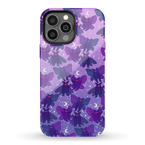 Chubby Mothman Nighttime Pattern Phone Case