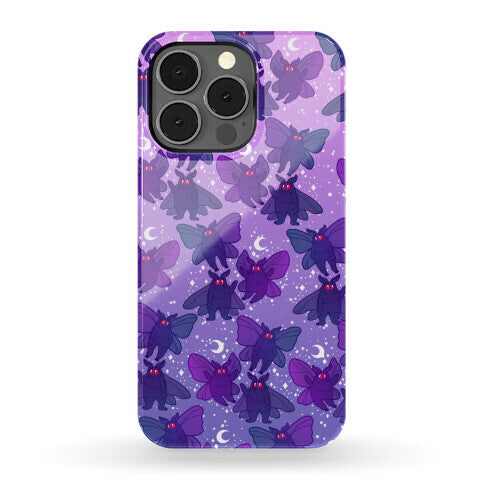 Chubby Mothman Nighttime Pattern Phone Case