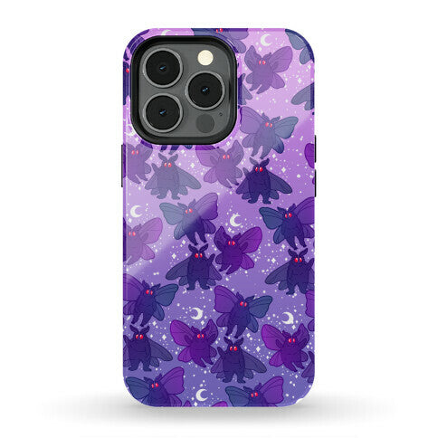 Chubby Mothman Nighttime Pattern Phone Case