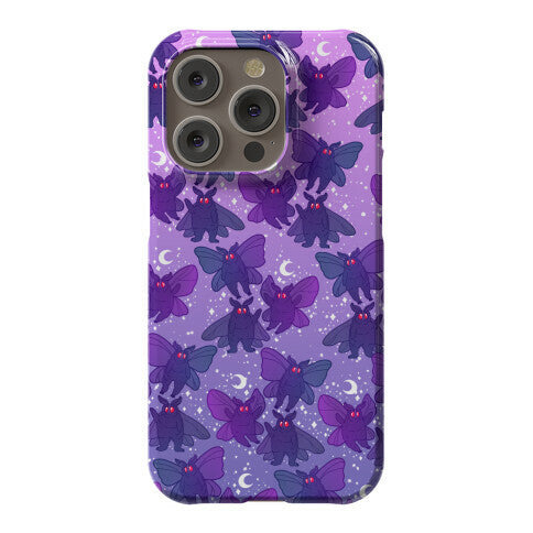 Chubby Mothman Nighttime Pattern Phone Case